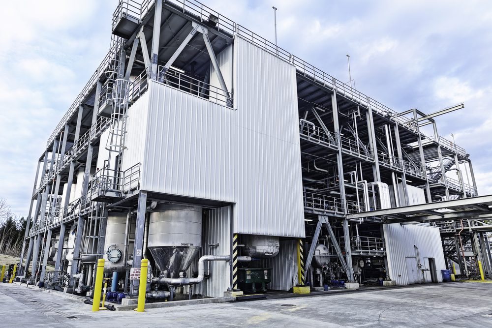 The UES re-refinery building in Peachtree City, Georgia